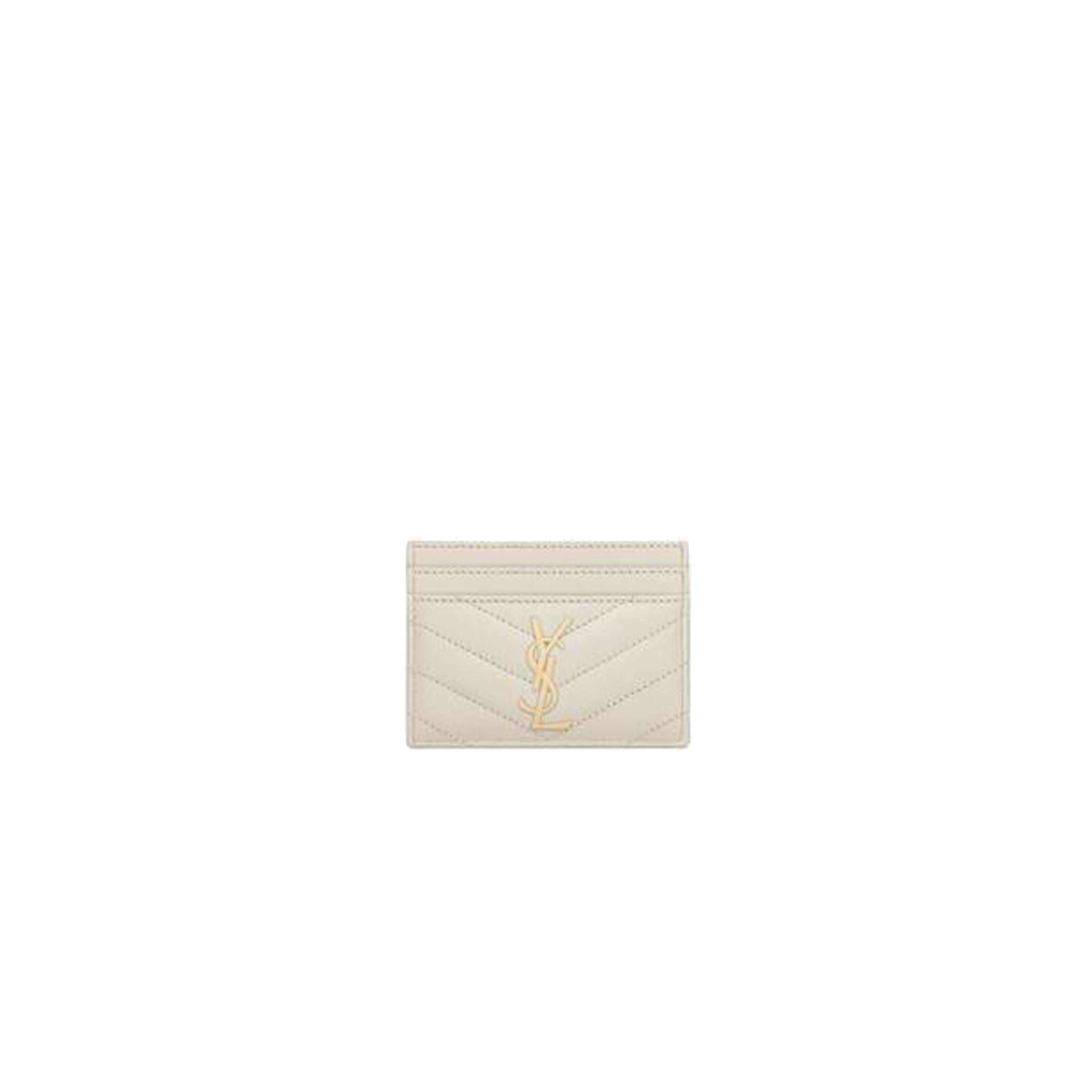 YSL CASSANDRE MATELASSÉ CARD CASE IN GRAIN DE POUDRE EMBOSSED LEATHER 423291BOW019207 (10.5*7.5*0.5cm)