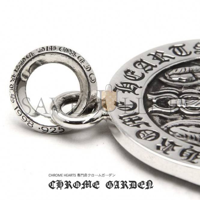 CHROME HEARTS ANGEL MEDALLION BABY CROSS CHARM