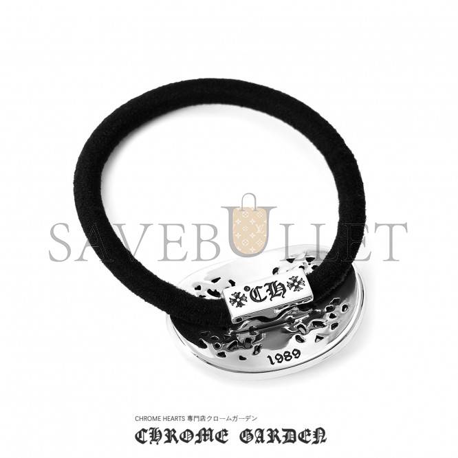 CHROME HEARTS TINY FLORAL HAIR TIE