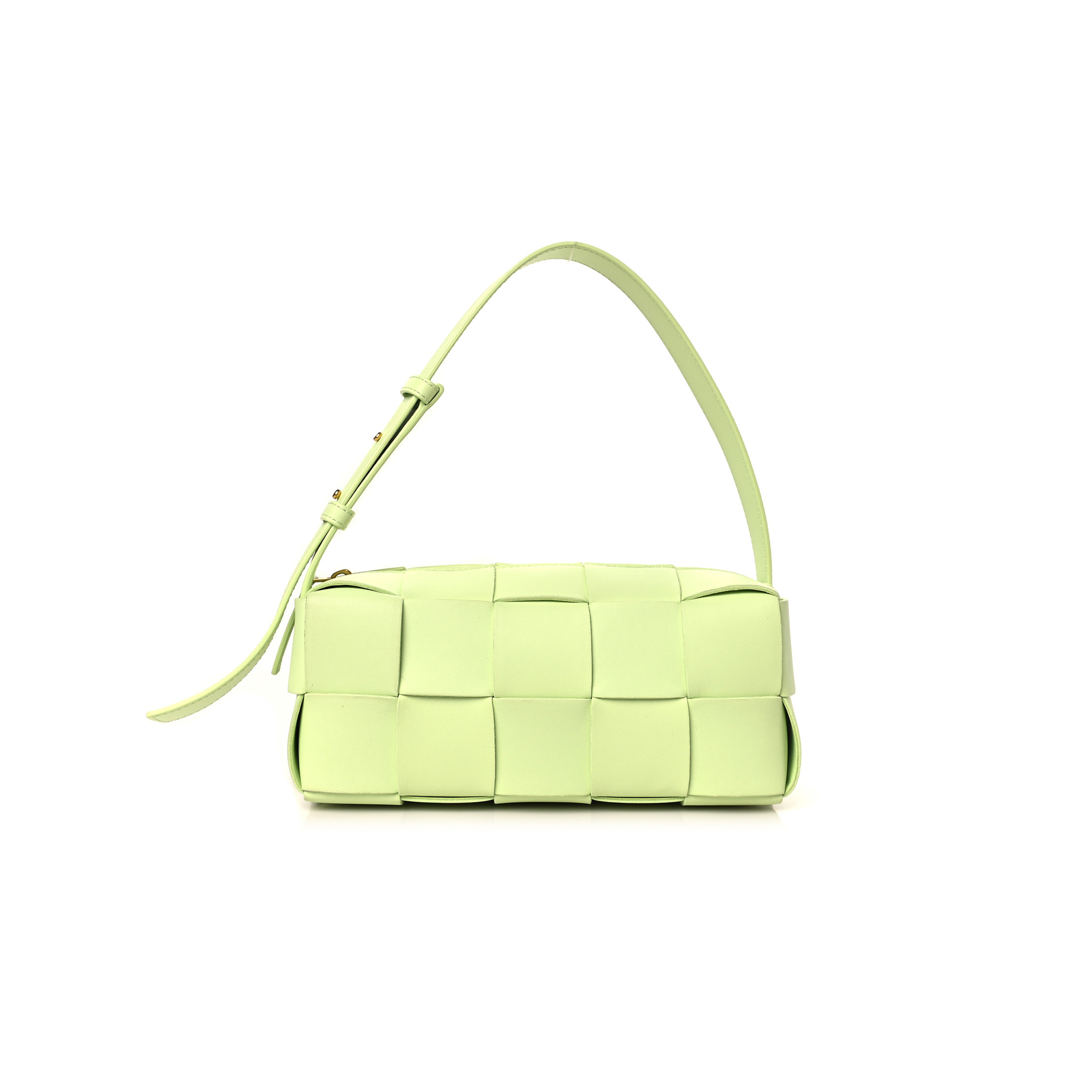 BOTTEGA VENETA LAMBSKIN MAXI INTRECCIATO SMALL BRICK CASSETTE BAG FENNEL (23*10*10cm) BOTTEGA VENETA LAMBSKIN MAXI INTRECCIATO SMALL BRICK CASSETTE BAG FENNEL (23*10*10cm)