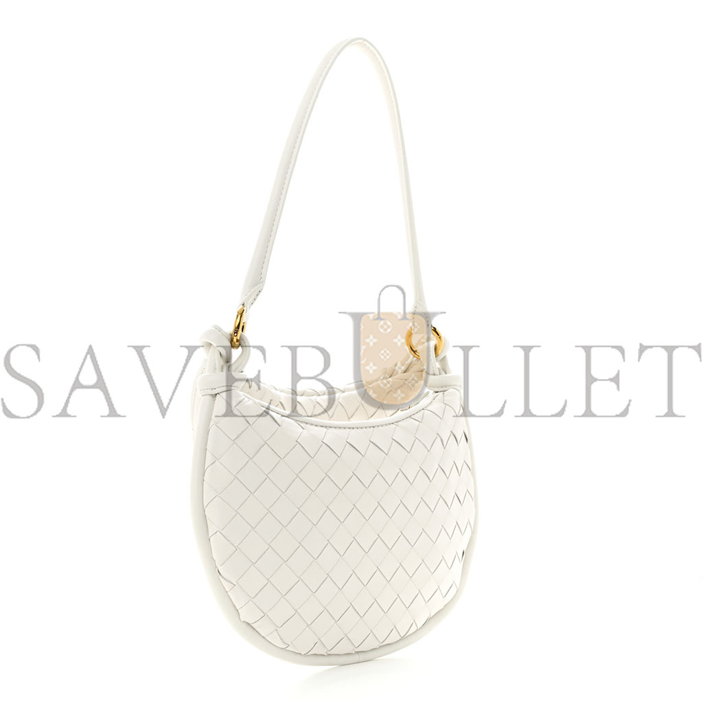BOTTEGA VENETA NAPPA INTRECCIATO SMALL GEMELLI WHITE (27*22cm) BOTTEGA VENETA NAPPA INTRECCIATO SMALL GEMELLI WHITE (27*22cm)