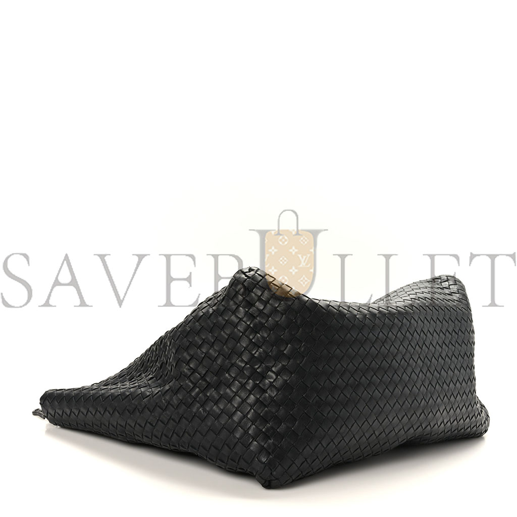 BOTTEGA VENETA NAPPA INTRECCIATO LARGE TOTE BLACK (39*30*22cm) BOTTEGA VENETA NAPPA INTRECCIATO LARGE TOTE BLACK (39*30*22cm)