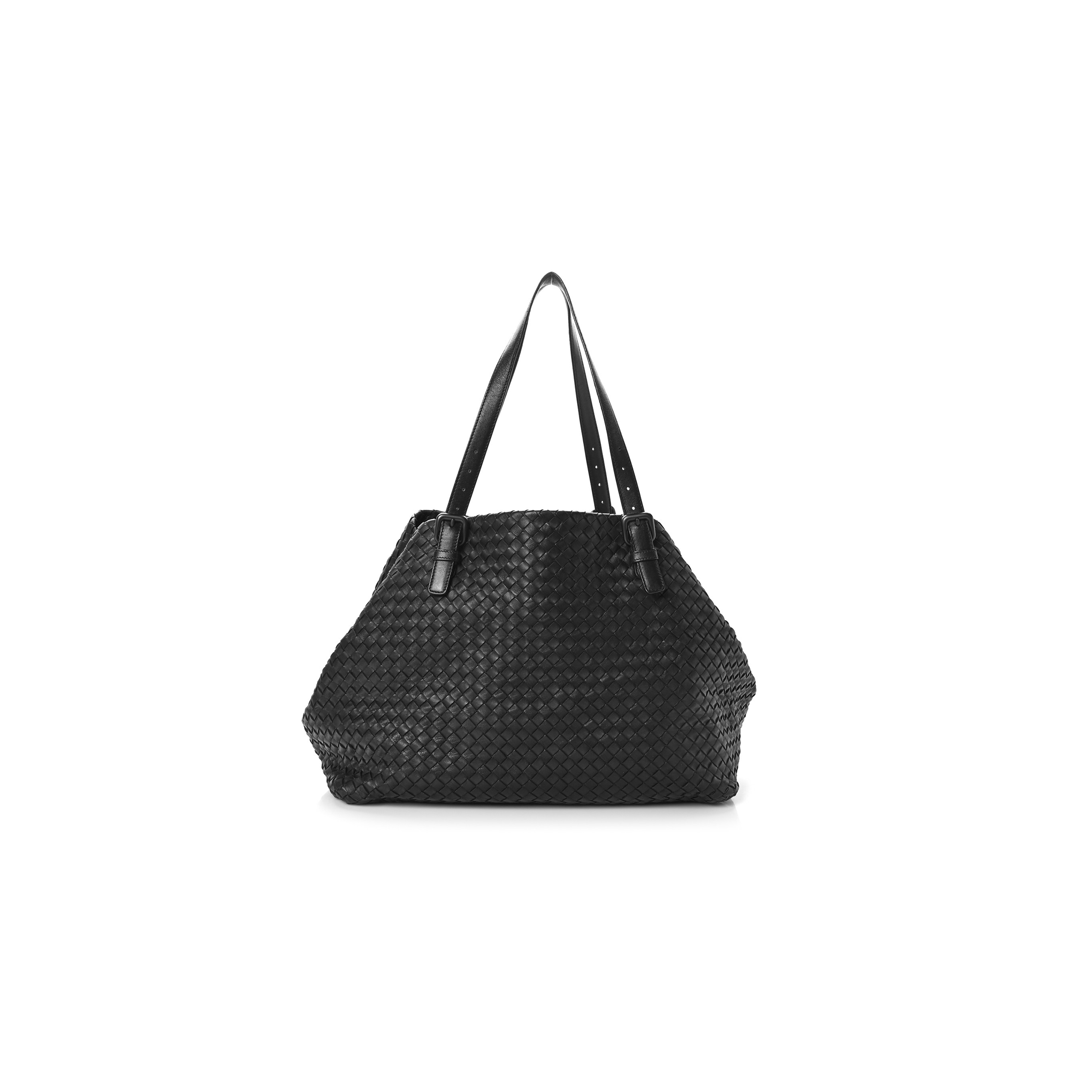 BOTTEGA VENETA NAPPA INTRECCIATO LARGE TOTE BLACK (39*30*22cm) BOTTEGA VENETA NAPPA INTRECCIATO LARGE TOTE BLACK (39*30*22cm)