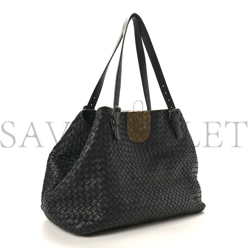 BOTTEGA VENETA NAPPA INTRECCIATO LARGE TOTE BLACK (39*30*22cm) BOTTEGA VENETA NAPPA INTRECCIATO LARGE TOTE BLACK (39*30*22cm)