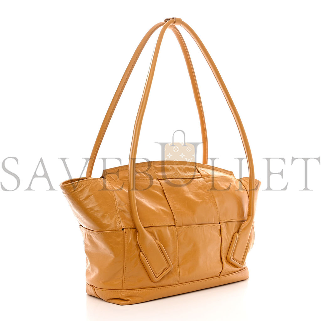 BOTTEGA VENETA PAPER CALFSKIN MAXI INTRECCIATO MEDIUM ARCO SLOUCH YELLOW (32*27*11cm) BOTTEGA VENETA PAPER CALFSKIN MAXI INTRECCIATO MEDIUM ARCO SLOUCH YELLOW (32*27*11cm)