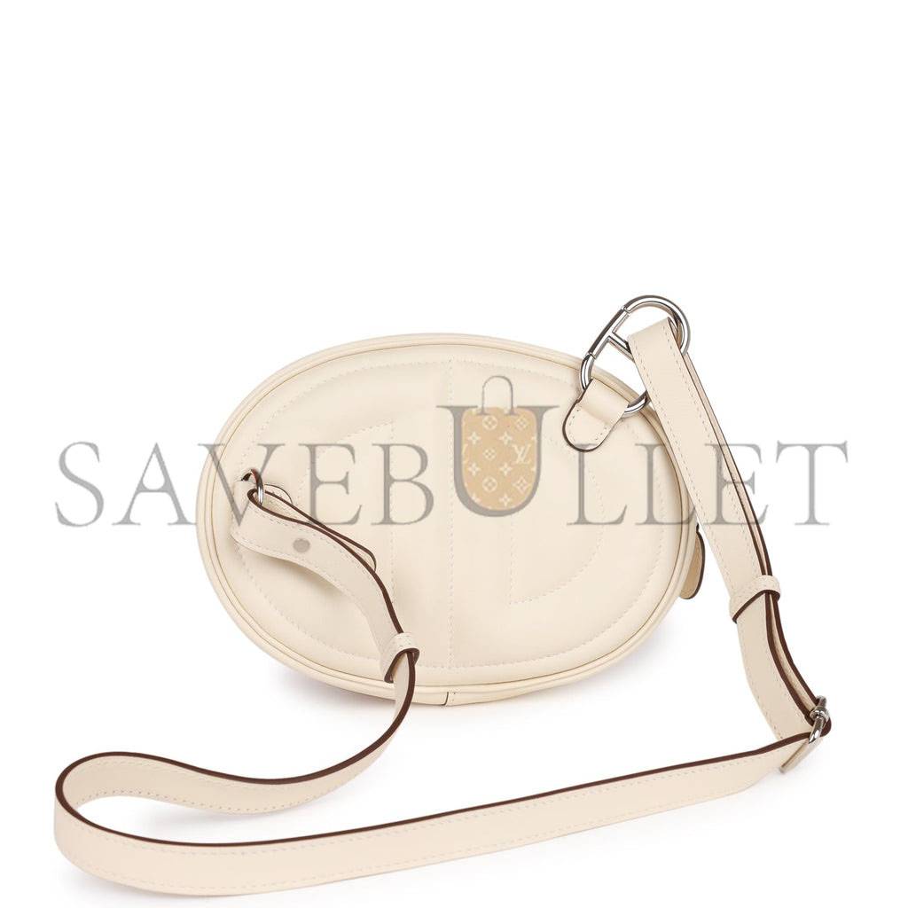 HERMES IN-THE-LOOP BELT BAG NATA SWIFT PALLADIUM HARDWARE (19cm)