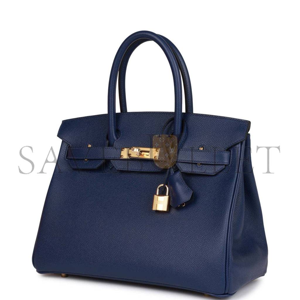 HERMES BIRKIN 30 BLEU SAPHIR EPSOM GOLD HARDWARE (30cm)