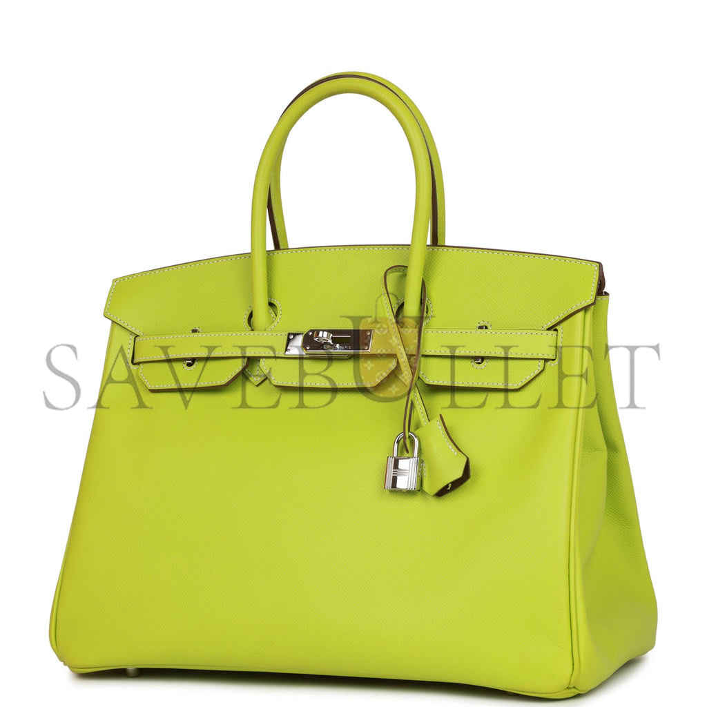 HERMES BIRKIN 35 KIWI CANDY EPSOM PALLADIUM HARDWARE (35cm)