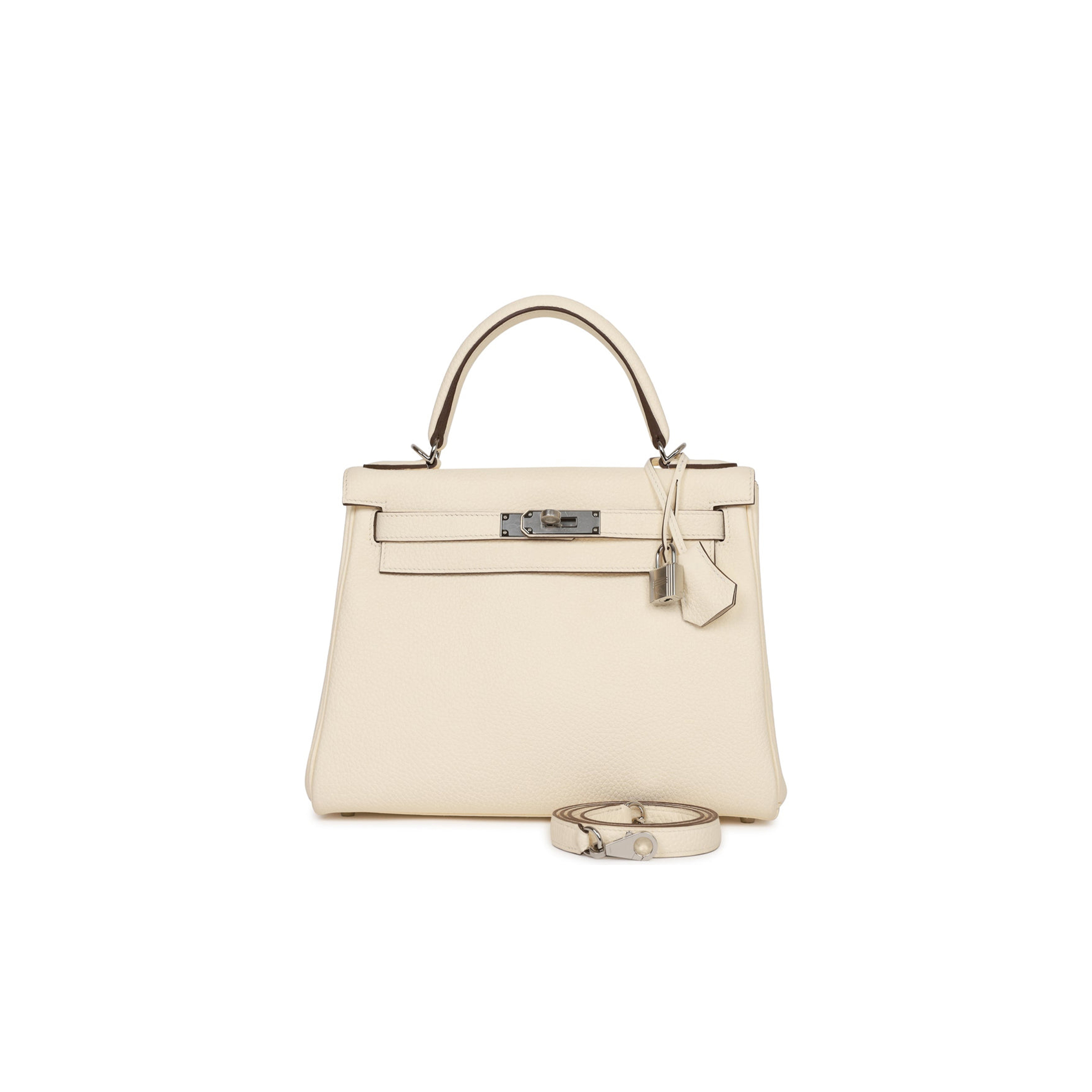 HERMES KELLY RETOURNE 28 NATA CLEMENCE PALLADIUM HARDWARE  (28*22*10cm)