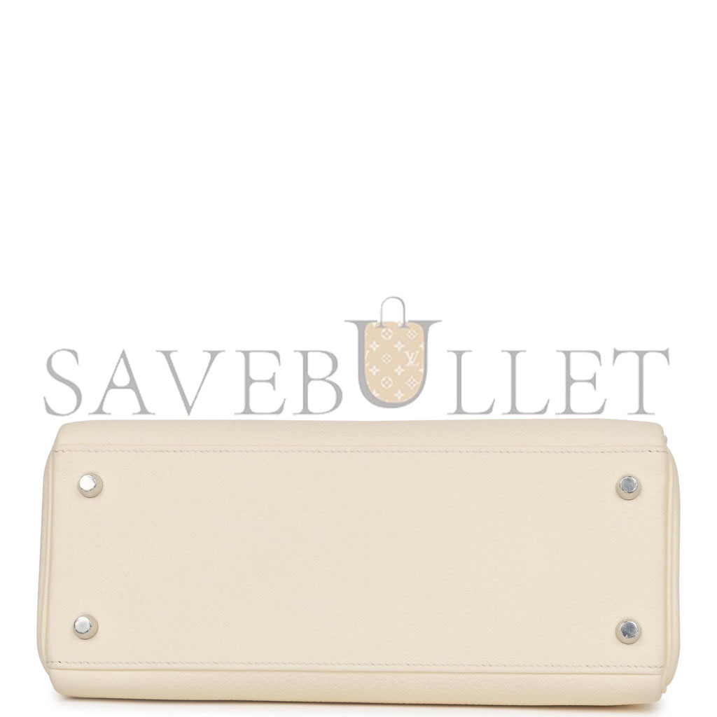 HERMES KELLY RETOURNE 28 NATA CLEMENCE PALLADIUM HARDWARE  (28*22*10cm)