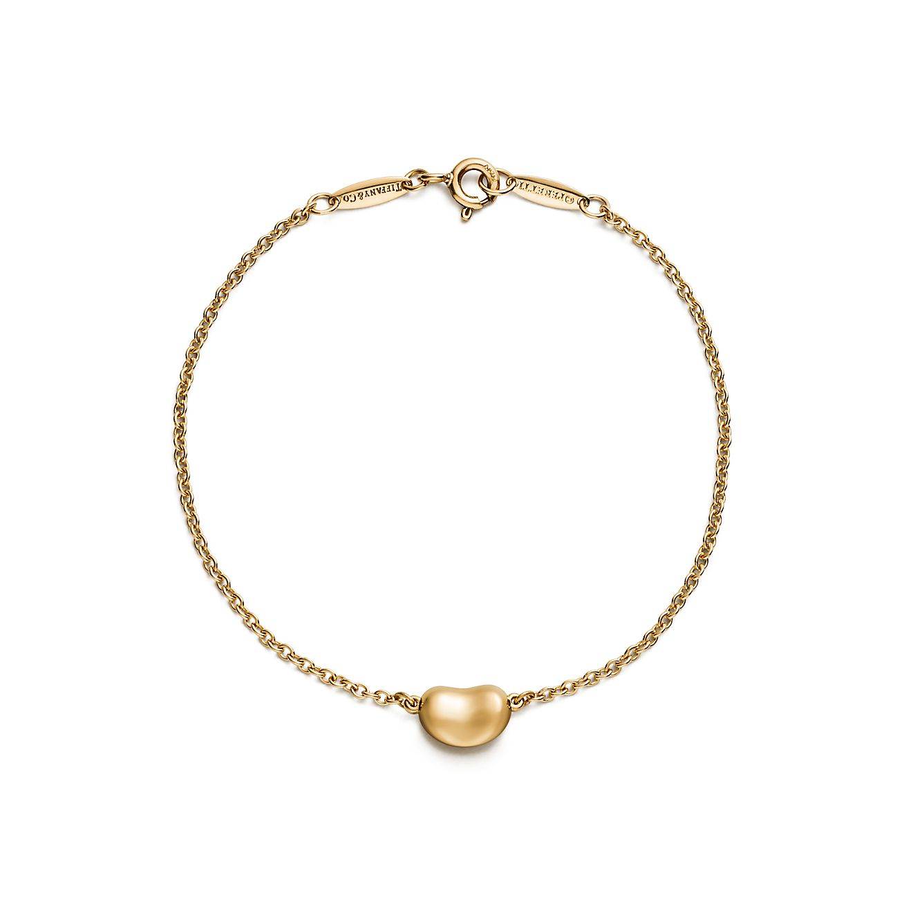 TIFFANY ELSA PERETTI® BEAN® DESIGN BRACELET IN YELLOW GOLD, 9 MM