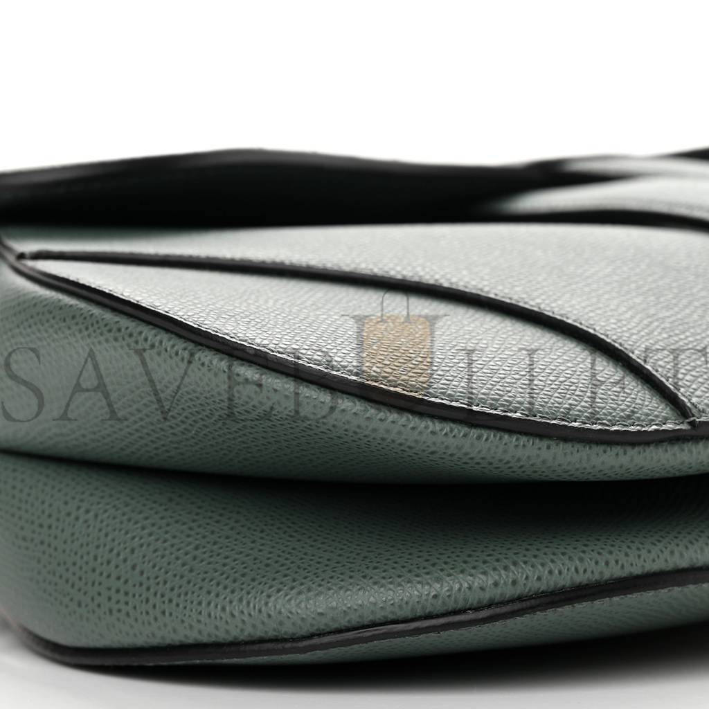 DIOR GRAINED CALFSKIN SADDLE BAG ORAGE (25*21*6.4cm)